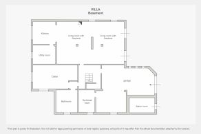 Villa - Basement floor